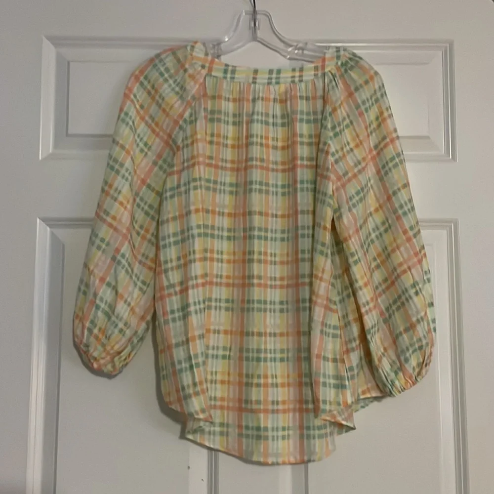 Lauren Conrad plaid blouse - Picture 4 of 4